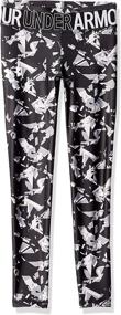 img 1 attached to 👧 Girls' Clothing: Under Armour Headgear Novelty Leggings and Leggings