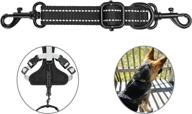 🐾 reflective safety clip for prong collar - adjustable dog collar attachment for enhanced control and support logo