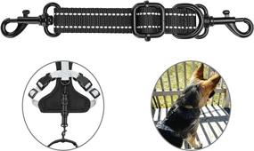 img 4 attached to 🐾 Reflective Safety Clip for Prong Collar - Adjustable Dog Collar Attachment for Enhanced Control and Support