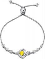 браслеты agvana с камнями: трогательные подарки ко дню святого валентина и годовщине для женщин и девочек логотип