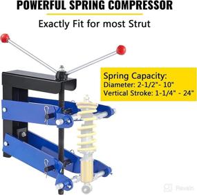 img 3 attached to 🔧 VEVOR Strut Compressor - Heavy Duty 45# Steel Spring Compressor for Universal Fit, Thick Compression Arms Spring Compressor Tool, Auto Equipment for Car Repairing