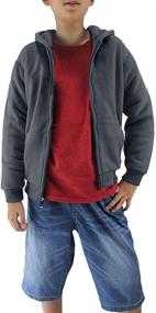 img 2 attached to LeeHanTon Sherpa Autumn Winter JacketsDK Boys' Clothing via Fashion Hoodies & Sweatshirts