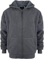leehanton sherpa autumn winter jacketsdk boys' clothing via fashion hoodies & sweatshirts logo