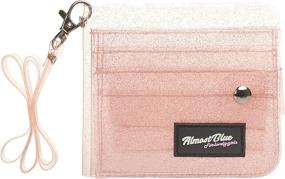 img 4 attached to Clear Wallet Bifold Lanyard Silver Women's Handbags & Wallets at Wallets