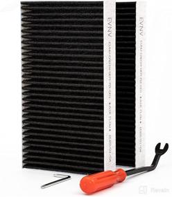 img 4 attached to 🚗 EVNV Tesla Model 3 HEPA Air Filter - Breathe Clean, Fresh Air - OEM Replacement Cabin Air Filter Set & Tools - 2 Pack