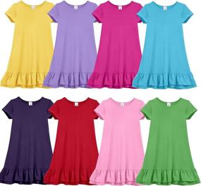 img 3 attached to City Threads Little Cotton Jersey Girls' Clothing : Dresses