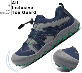 img 1 attached to Mishansha Lightweight Outdoor Trekking Walking Boys' Shoes ~ Outdoor