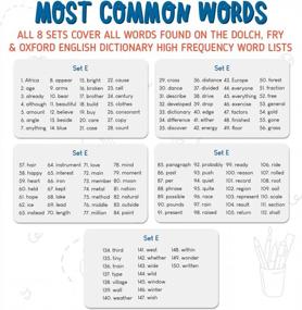 img 3 attached to Merka'S Set E Sight Words Flashcards: The Ultimate Vocabulary Tool For Young Learners To Master 150 First Words And Boost Reading Skills!