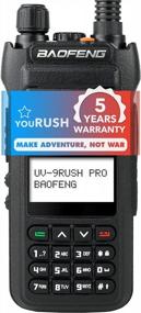 img 4 attached to YouRUSH Portable Ham Radio BF-H5 10W (9RUSH PRO) High Power Long Range Dual Band Radio IP54 With 2200MAh Battery. K2 Pin Port & YouRUSH Lanyard Compatible With Baofeng BF-H5 Handheld Radio