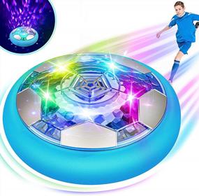 img 4 attached to Experience The Excitement With Blasland'S Rechargeable Hover Soccer Ball - Fun Indoor Football With LED Starlights And Foam Bumpers - Perfect Gift For Kids!