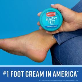 img 1 attached to Оживите свои сухие, потрескавшиеся ноги с помощью крема для ног O'Keeffe'S Healthy Feet Foot Cream - упаковка из 3 (3,2 унции)