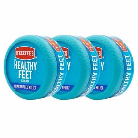 img 4 attached to Revitalize Your Dry, Cracked Feet With O'Keeffe'S Healthy Feet Foot Cream - Pack Of 3 (3.2Oz)