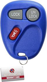 img 2 attached to 🔑 Replacement Keyless Entry Remote Control Key Fob - 3 Button for 15042968 (Blue)