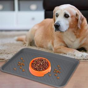 img 2 attached to 👞 Multi-Purpose Heavy Duty Boot Tray for Floor Protection - Ideal for Pet Bowls, Paint, Dog Bowls - Suitable for Shoes, Pets, Garden - Mudroom, Entryway, Garage - Indoor and Outdoor Friendly