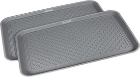 img 4 attached to 👞 Multi-Purpose Heavy Duty Boot Tray for Floor Protection - Ideal for Pet Bowls, Paint, Dog Bowls - Suitable for Shoes, Pets, Garden - Mudroom, Entryway, Garage - Indoor and Outdoor Friendly