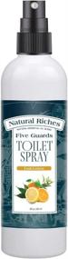 img 4 attached to Natural Riches Toilet Spray 8 fl oz - Original Citrus Scent Air Freshener for Laundry, Nursery, Trash Can & Shoes – Banish Bad Odors with Travel Essential Oil Poop Spray Featuring Citrus Blends