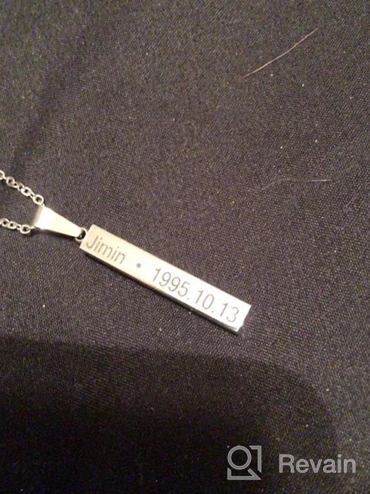 img 1 attached to 📿 NationInFashion Pendant Necklace for Kpop Fans of BTS review by Jeff Perez