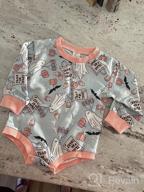 img 1 attached to Fall-Inspired Oversized Onesie For Baby Girl Or Boy: Halloween Pumpkin Sweatshirt Romper And Long Sleeve Babyclothes review by Richard Gallagher