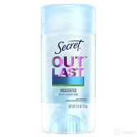 🌸 unscented secret outlast antiperspirant deodorant - enhanced personal care for effective odor protection logo