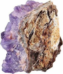 img 3 attached to SUNYIK Natural Amethyst Quartz Crystal Cluster,Druzy Geode Specimen Gemstone Sculpture Sphere(2.4Ibs)