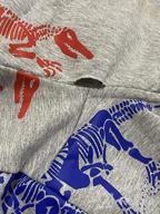 img 1 attached to Dinosaur Sweatshirts for Boys - TLAENSON Lightweight and Stretchy Clothing review by Robert Gomatham