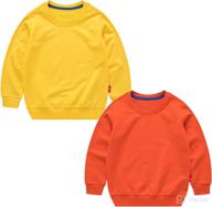 adaliafaye crewneck sweatshirt toddler pullover apparel & accessories baby boys : clothing logo