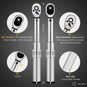 img 1 attached to 🔧 Bike Torque Wrench Set - Essential MTB & Bicycle Tools for Accurate Torque Adjustment