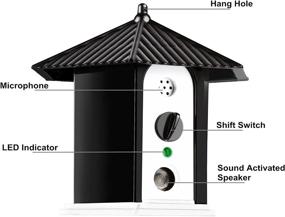 img 2 attached to 🐶 Alfaw Anti Barking Device - Ultrasonic Dog Barking Control Tools, Outdoor Dog Training & Deterrent Device with 50 Ft Range and 3 Levels - Bark Box Dogs