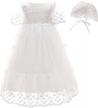 baby girl newborn lace baptism gown christening dress infant satin communion outfit logo