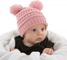 img 4 attached to Funky Junque Exclusives: Keep Your Baby Warm This Winter With The Cutest Beanie!