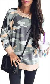 img 4 attached to Stylish And Comfy Women'S Tie Dye Sweatshirts With A Versatile Twist