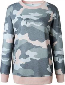 img 2 attached to Stylish And Comfy Women'S Tie Dye Sweatshirts With A Versatile Twist