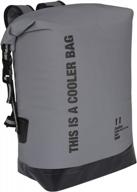 waterproof dry bag backpack: keep your food & drinks cool for travel, boating, kayaking & more! logo