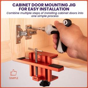 img 3 attached to Upgrade Your Cabinet Game With Neitra'S Heavy Duty Door Mounting Jig And Clamp - Perfect For Face Frame And Frameless Cabinets!
