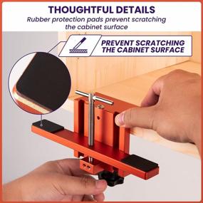 img 1 attached to Upgrade Your Cabinet Game With Neitra'S Heavy Duty Door Mounting Jig And Clamp - Perfect For Face Frame And Frameless Cabinets!