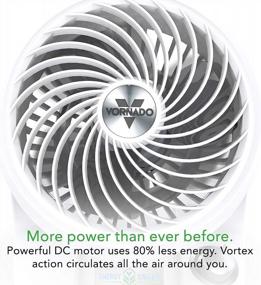 img 1 attached to 💨 Stay Cool and Efficient with the Vornado 133DC Energy Smart Compact Air Circulator Fan – White