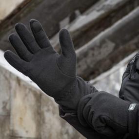 img 3 attached to Winter Insulated Gloves Tactical Military Men's Accessories