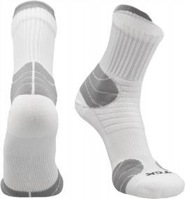 img 4 attached to Ankle Basketball Socks Athletic Quarter Socks Short Crew Length For Men Women Boys Girls Youth Adult Sizes Crossover