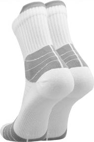 img 3 attached to Ankle Basketball Socks Athletic Quarter Socks Short Crew Length For Men Women Boys Girls Youth Adult Sizes Crossover