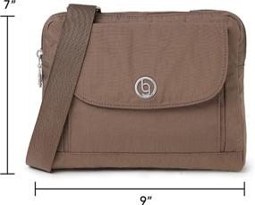 img 1 attached to 👜 Baggallini Chicago Crossbody Bag: Stylish Women's Handbag & Wallet with Water Resistance