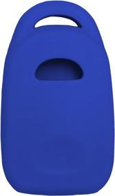 img 2 attached to 🔵 Enhanced Silicone Protective Case Replacement - Keyless2Go PINHA-T036 Select Remote Key Fobs - Blue