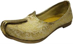 img 4 attached to Step Style Designer Punjabi Sherwani Boys' Shoes - Loafers