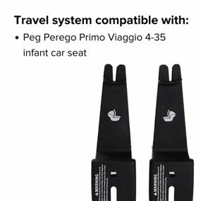 img 2 attached to Diono Quantum Car Seat Adapter: Compatible With Peg Perego Infant Baby Seats, Durable Attachment For Travel System