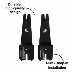 img 1 attached to Diono Quantum Car Seat Adapter: Compatible With Peg Perego Infant Baby Seats, Durable Attachment For Travel System