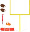 experience realistic field goals at home with the gosports football field goal post set and accessories logo