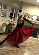 img 1 attached to Stunning Long Sheer Black Ballet Skirts For Women With Tie Waist By Daydance review by Darren Neal