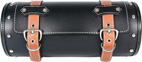 img 4 attached to Motorcycle PVC Leather Tool Bag -Universal Fork Bag Motorcycle & Powersports