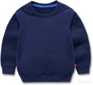 cuteon crewneck cotton fleeced lined sweatershirt apparel & accessories baby boys ... clothing logo