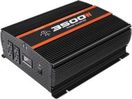 🔌 ngnwob 3500w power inverter for rv truck & car, solar converter dc12v to ac 110v, intelligent lcd display, 4ac outlets, 2usb ports - ideal for semi truck, rv, off-grid solar systems logo