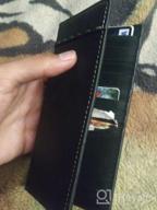 img 1 attached to 👨 Classy Wrangler Leather Wallet: Double Stitched Men's Accessory for an Elevated Style review by Scott Decoteau